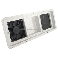 Grille d'aération de camping-car à montage latéral en ABS pour camping-car et remorque, bon marché, ventilateur de refroidissement