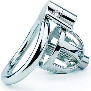 FRRK New Cock Cage Confinement Adult Sex <b>Toy</b> Male Chastity Device Short Chastity Cage <b>for</b> <b>Men</b> Sturdy Sex Tool - Product Image 2