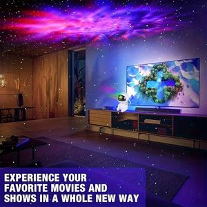 Vente Flash : Projecteur d'étoiles LED moderne à 8 modes, télécommandé, orientable à 270°, pour chambre d'enfant et home cinéma - Product Image 3