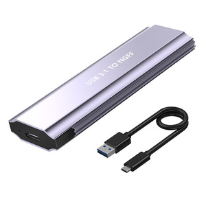 M.2 External <b>Hard</b> <b>Drive</b> Enclosure USB 3.1 Type C Metal Case For Laptop Phone Storage Expansion - Product Image 2