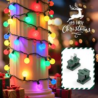 Éclairage de noël SPT-1 SPT-2 Vampire Plug Mâle Femelle Vert Slip Plug Set Gilbert Zip Plugs En Plastique Vis Style