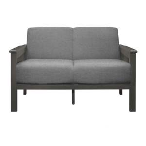 DB CLASSIC 1PC loveseat สำหรับห้องนั่งเล่นเบาะนั่งสีเทาและด้านหลังเป็นยางทึบเฟอร์นิเจอร์ในช่วงเปลี่ยนผ่าน - Product Image 3