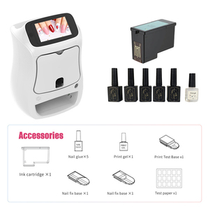 Machine de peinture de vernis à ongles numérique 3D portable Imprimante AI automatique multifonction avec connexion WiFi Comprend un séchoir - Product Image 3