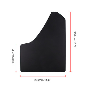 Garde-boue de voiture Ryanstar en plastique ABS noir, protection contre les éclaboussures de pneus pour camions, SUV, fourgonnettes - Product Image 2