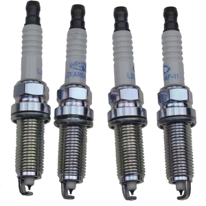 หัวเทียนอิริเดียม4ชิ้นสำหรับ Toyota Corolla Prius V Scion <span class=keywords><strong>IQ</strong></span> <span class=keywords><strong>IQ</strong></span> IM Lexus CT200h 90919-01275 SC16HR11 3444ใหม่ - Product Image 1