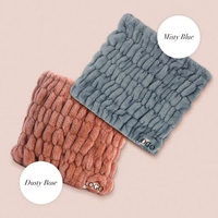 Bandeau de spa extra large antidérapant en velours doux et extensible avec logo personnalisé pour femmes, idéal pour les soins de la peau, le lavage du visage, le maquillage et les soins du visage (vente en gros)