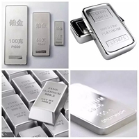 Argent Métallique de Haute Pureté à Bas Prix, Lingot de Platine Pur, Lingots Anodiques les Plus Populaires Fabriqués en Chine
