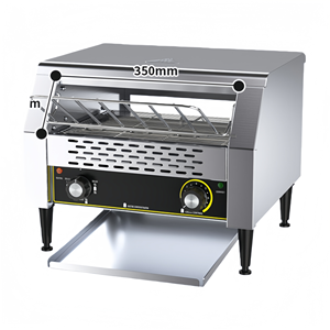 220V/110V Stainless Steel Commercial Conveyor Belt <b>Toaster</b> - Canteen Fast-Food Exclusive, Rapid Output - Product Image 4