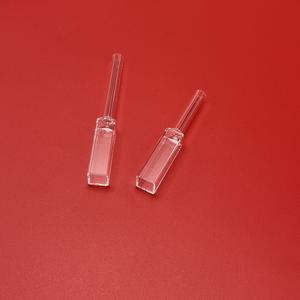 Cellule en verre rectangulaire de fluorimètre standard optique du chemin 10mm 3.5ml avec le joint évalué - Product Image 2