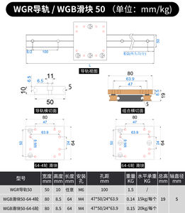 <span class=keywords><strong>Guida</strong></span> Lineare in Lega di Alluminio CNC a Doppio Asse Esterno con Cuscinetti, Cursore a Rulli WGR Ghost per Cassetti, Binario per Vetrine Fotografiche - Product Image 5