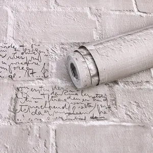 Best Selling Waterproof Brick Self Adhesive Vinyl Wallpaper for Bathroom