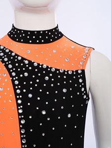 6-16 Niños Niñas Gimnasia Leotardo Body Ropa Diseñador Stripper Ropa de baile Patinaje artístico Competiciones Clase Actuaciones - Product Image 3