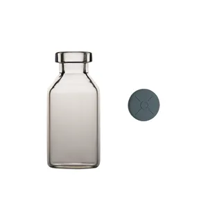 Flacon tubulaire en verre transparent 5ml, haut de gamme, pour médicaments et emballage de cosmétiques