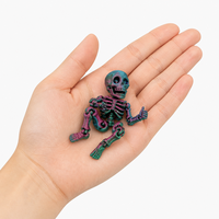 Soporte de exhibición móvil personalizado de plástico impreso en 3D con diseño de fantasma, tolerancia de precisión de 0.01, formatos de archivo compatibles (Step/STL/3MF)