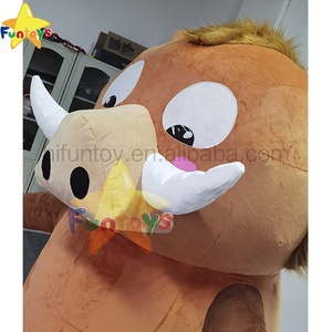 Funtoys MOQ 1 PIÈCE 2m/2.6m/3m Costume de mascotte gonflable <span class=keywords><strong>Pumba</strong></span> Roi Lion Sanglier Cochon Taureau Dessin animé Cosplay Anime pour adulte - Product Image 2