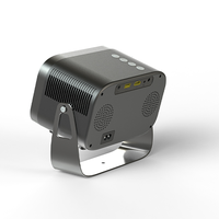 Mini projecteur portable avec lampe LED haute luminosité Système Android 9.0 Support vidéo 1080P Petite mise au point électronique