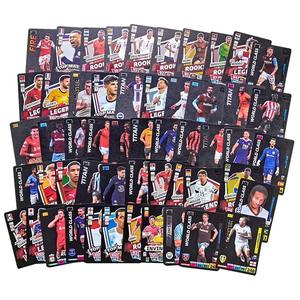 도매 축구 스타 게임 플레잉 카드 55PCS 축구 선수 메시 호날두 음바페 거래 컬렉션 카드 팬 선물 어린이 선물 - Product Image 2