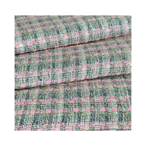 Len Vải Dệt Vải Duy Nhỏ-Phải Đối Mặt Tweed Vải Cảm Thấy Mềm Mại Cho Phụ Nữ Cô Gái Mùa Thu Mùa Đông Phong Cách Áo Khoác Áo Khoác May Mặc - Product Image 4