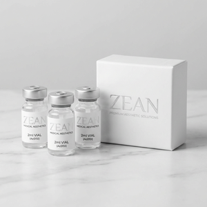 Custom 2ml Clear Glass Vial <b>Labels</b> Glossy White Stickers for Professional Whitening Injection <b>Packaging</b> - Product Image 1