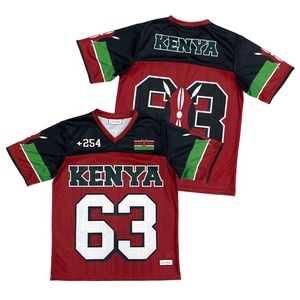 T-Shirt da Uomo Stile Football Americano Retrò Streetwear con Logo Personalizzato - Product Image 1