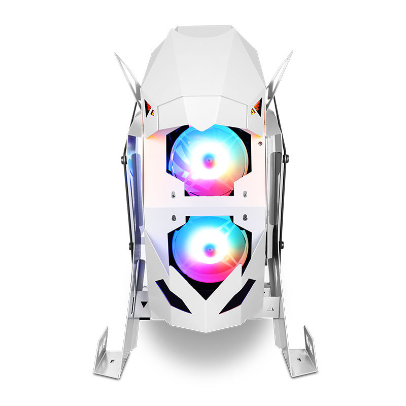 ORANGLES Lovingcool Tempered Glass ATX Gaming PC Case | Mid-Tower Computer Cabinet with Liquid CPU Cooler Kit, RGB Fans, Supports 360mm Radiator & 420mm GPU – Factory Price (Qatar) - angled perspective - presenting advantages - Image 4 of 6 | fits any environment | Purchase Lovingcool Tempered Glass ATX Gaming PC Case | Mid-Tower Computer Cabinet with Liquid CPU Cooler Kit, RGB Fans, Supports 360mm Radiator & 420mm GPU – Factory Price (Qatar) Michigan | Free Shipping ORANGLES