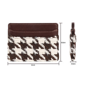 ที่ใส่นามบัตรหนังสำหรับผู้ชายที่ใส่บัตรแบบดีไซน์หรูหรา - Product Image 4