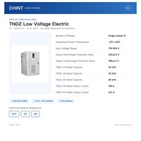 Stabilisateur de tension automatique industriel basse tension monophasé Chint TNDZ 220V 230V 30kVA 50kVA