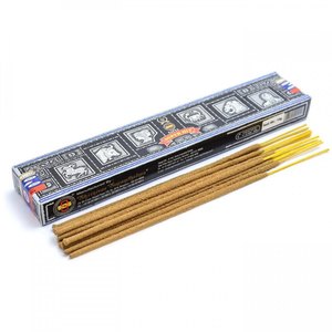 Varillas de Incienso India Sai Baba SATYA Truth con Base de Bambú, Nagchampa, Naturales, Hechas a Mano, Aromaterapia, Purificador de Espacios - Product Image 5