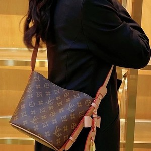 Bolso de lujo tipo cubo para mujer con estampado vintage, bolso de hombro con correa cruzada, bolso de piel sintética de alta calidad - Product Image 4