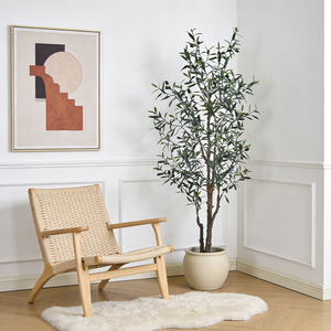 Arbre d'olivier artificiel de haute qualité, <span class=keywords><strong>plantes</strong></span> en soie artificielle de style moderne <span class=keywords><strong>pour</strong></span> la décoration de magasins de meubles - Product Image 4
