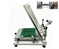 Impresora de Pasta de Soldadura para PCB sin Marco de Escritorio, Impresora Manual de Plantillas para PCB de 300x400mm para Equipos de Línea de Producción SMT