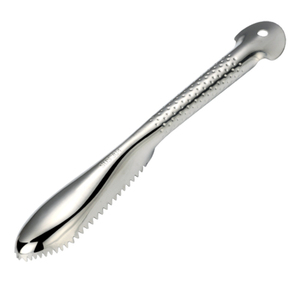 Removedor de Escamas de Pescado de Acero Inoxidable, Desescamador de Cocina con Orificio para Colgar, Raspador de Pescado para Herramientas de Limpieza de Pescado en la Cocina - Product Image 1