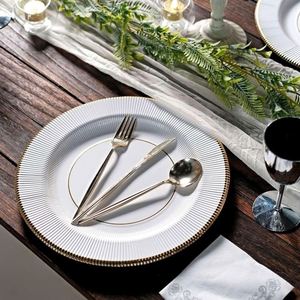 Plato decorativo <span class=keywords><strong>para</strong></span> eventos, platos de vajilla <span class=keywords><strong>para</strong></span> fiestas, platos rompibles baratos <span class=keywords><strong>para</strong></span> <span class=keywords><strong>restaurantes</strong></span>, restaurante coreano de cerámica <span class=keywords><strong>Vintage</strong></span> a granel - Product Image 2