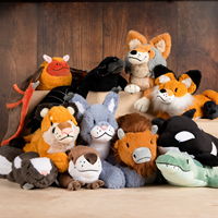 Peluche orca personnalisée, remplie de perles de verre, peluche apaisante pour soulager le stress et la thérapie sensorielle