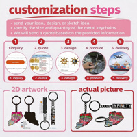 Fournisseur de porte-clés personnalisés avec logo, fabrication sur mesure, porte-clés plaqué or ou argent, design de logo, porte-clés en métal, alliage de zinc, porte-clés 3D