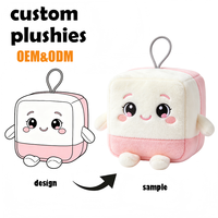 Peluche Personalizado OEM, Gato Gordo, Peluche de Compañía para Pacientes de Hospital, Llavero de Peluche Personalizado