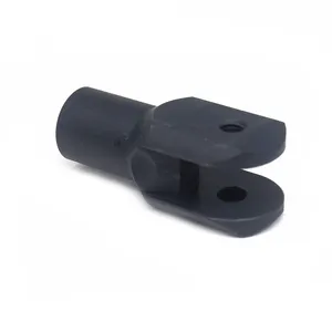 CNC Machining Services Custom Matte Black Anodized Aluminum Connector Rod for Baby Stroller