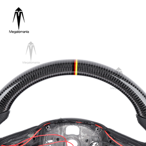 Volante Deportivo de Fibra de Carbono Personalizado para <span class=keywords><strong>Audi</strong></span> A1 A3 A4 A5 <span class=keywords><strong>A6</strong></span> A7 A8 Q3 Q5 Q7 Q8 RS3 RS4 RS5 RS6 RS7 - Product Image 3