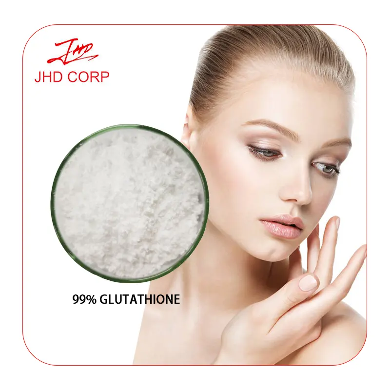 JHD supply cosmetic grade pure 99% l-glutathione reduced powder glutathione powder skin whitening