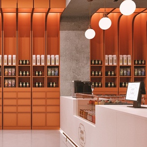 Custom Dessert Store Display Furniture Ice Cream Showcase Pastry Cabinet Sweets Counter Retail Turnkey Shopfitting - Product Image 1