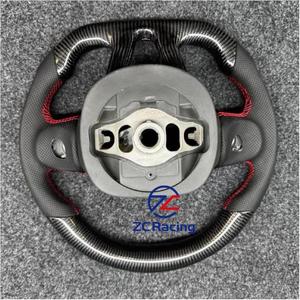 Volant en fibre de carbone conçu sur mesure avec style de LED modifié pour les pièces intérieures de voiture Dodg-e C-hallenger <span class=keywords><strong>Hellcat</strong></span> <span class=keywords><strong>SRT</strong></span> - Product Image 5