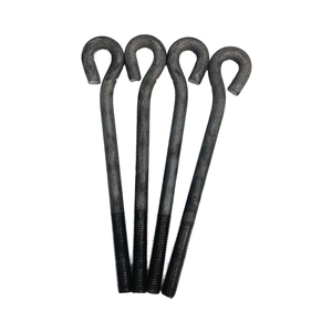 GB799 Tornillo de anclaje de hierro en forma de 9 Perno de anclaje de grúa <span class=keywords><strong>torre</strong></span> incrustada Pernos de M12M16M20M22M24M27-M42 Tipo de producto - Product Image 3