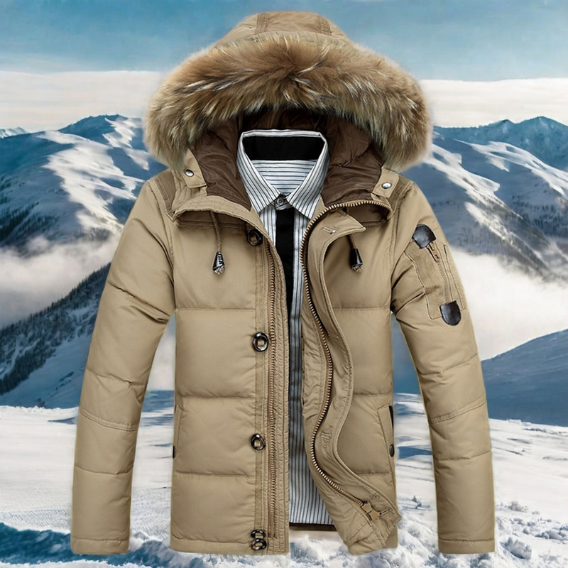 Men s Casual Down Cotton Jacket