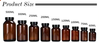 Capsule de vitamine gommeuse résistante aux enfants 120ml bouteille en plastique bouteilles noires à l'épreuve des enfants avec capsules pour pilules
