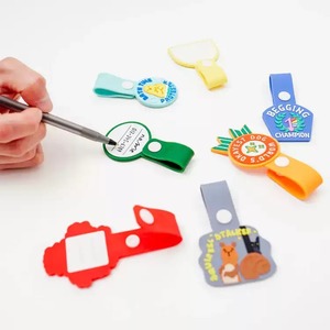 Customized Silicone Pet Name Tag Waterproof Cartoon Design For Cats And Dogs Identification Tag Personal Gift - Product Image 2