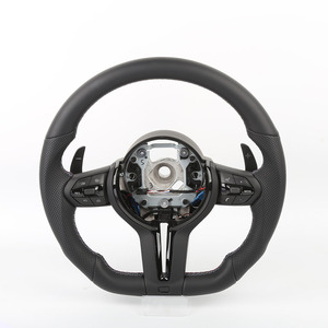 Volant en cuir confortable pour BMW F20 F22 F23 F30 F33 F34 <span class=keywords><strong>X1</strong></span> F48 X5 F15 X3 F25 M3 F80 E90 - Product Image 1