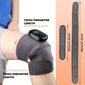 Functional Fabric Cordless Magnetic Charging 5000mah Battery Heating and Vibrating <b>Massage</b> for Knee Arm Neck Massager <b>Tool</b> - Product Image 5