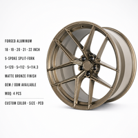Jantes forgées concaves profondes de 18, 19, 20, 21, 22 pouces, 5x120, 5x112, 5x114.3, bronze mat, jantes de course pour BMW M2 M3 M4 M5