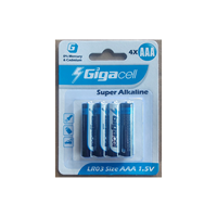 Baterai Super Alkaline 1.5v ukuran AAA baterai LR03 untuk keyboard nirkabel termometer Digital