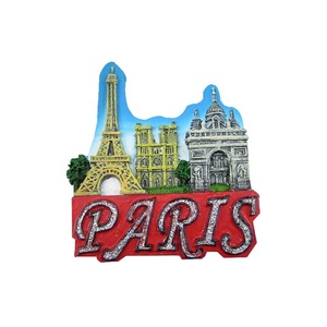 Làm Bằng Tay Nhựa Paris Tủ Lạnh Nam Châm Paris Sacre COEUR Lưu Niệm 3D Tủ Lạnh Tủ Lạnh Nam Châm - Product Image 1
